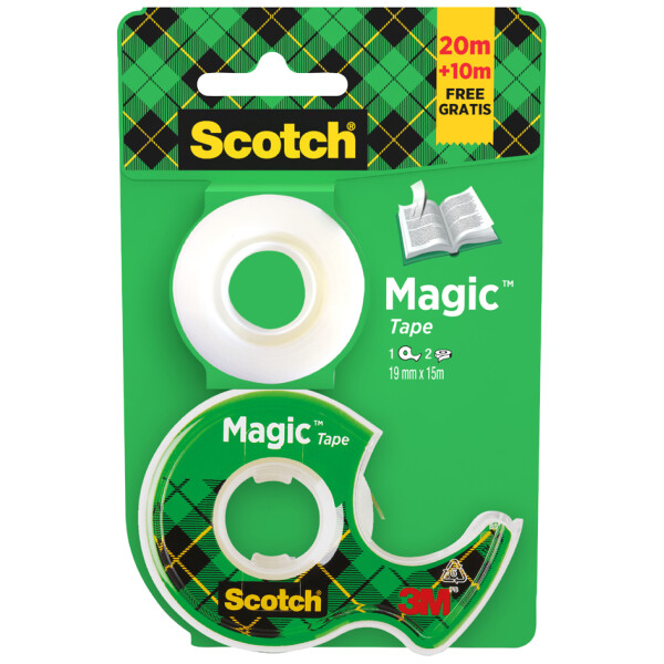 Scotch Klebefilm Magic, im Handabroller, Promo Pack