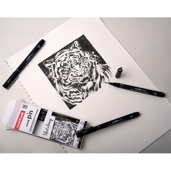 uni-ball Fineliner PIN "Manga Josei", 5er Set