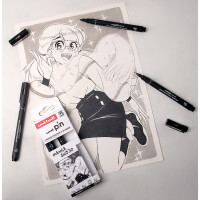 uni-ball Fineliner PIN "Manga Josei", 5er Set