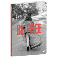 QUO VADIS Notizbuch Words "BE FREE", A5, blanko