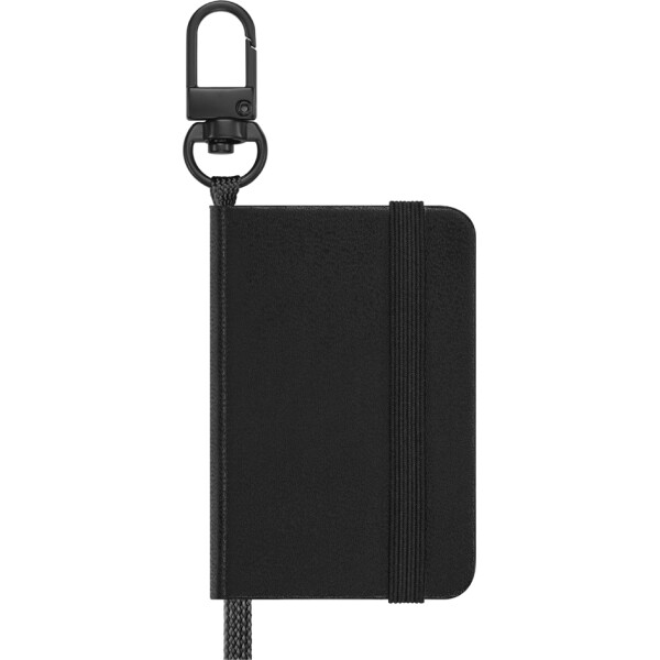 MOLESKINE Mini-Notizbuch Anh&auml;nger, Hardcover, schwarz