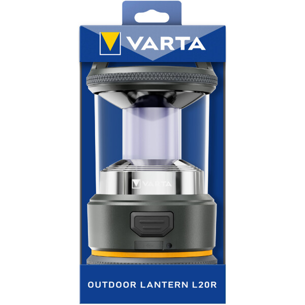 VARTA Campingleuchte Outdoor-Sportlaterne L20R, anthrazit