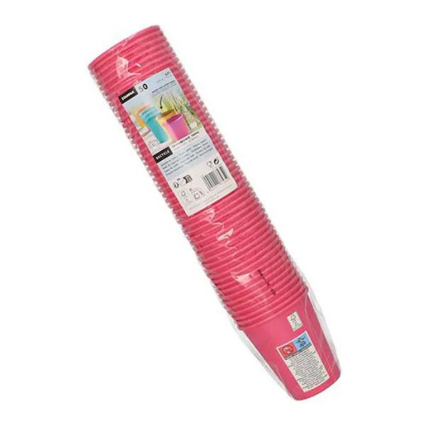STARPAK Papp-Trinkbecher, 0,2 l, rot, 50er