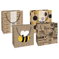 BRAUN+COMPANY Geschenktragetasche Recycling, 21 x 20 x 8...