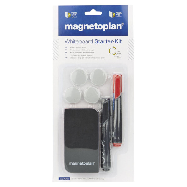 magnetoplan Whiteboard Starter-Kit, für Weißwandtafeln