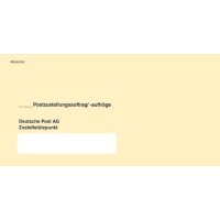 RNK Umschlag für Zustellungsauftrag für...