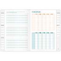 SCHULSTUFF Aufgabenheft Smart, A5, 48 Blatt, sortiert 11490-7