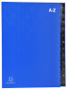 EXACOMPTA Pultordner, DIN A4, A-Z, 24 Fächer, blau