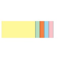 sigel Moderationsrechtecke 10 x 20 cm, farbig sortiert,...