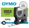 DYMO D1 Schriftbandkassette schwarz weiß, 12 mm x 3,5 m