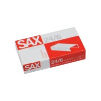 SAX Heftklammern, 24 6 DIN, verkupfert, Metalldraht,...