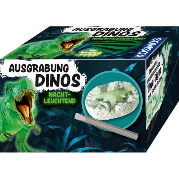 KOSMOS Ausgrabungs-Set Dinos nachtleuchtend 601386