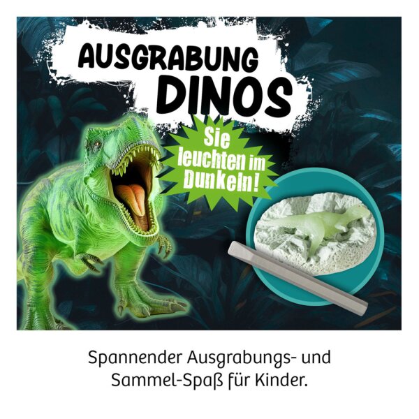 KOSMOS Ausgrabungs-Set Dinos nachtleuchtend 601386