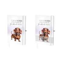 FÜR DICH Notizbuch Lucky Friends Dackel, Es sind die...