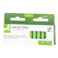 Q-CONNECT Batterie Micro, AAA, LR03, 1,5 V, 12...