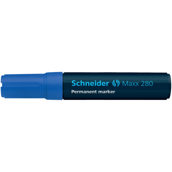 SCHNEIDER Permanentmarker Maxx 280, nachf&uuml;llbar, 4+12 mm, blau SN128003