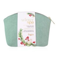 ACCENTRA Badeset Winter Spa Kosmetiktasche grün...