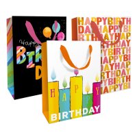 BRAUN+COMPANY Geschenktragetasche Birthday Fun, 36 x 26 x...