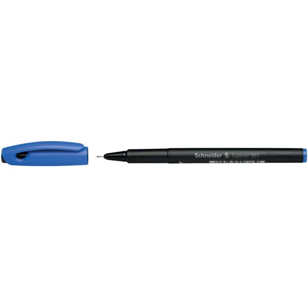 SCHNEIDER Fineliner Topliner 967, 0,4 mm, blau SN9673