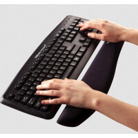 Fellowes Tastatur-Handgelenkauflage PlushTouch, schwarz