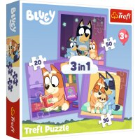 TREFL Puzzle Bluey 3in1 34895