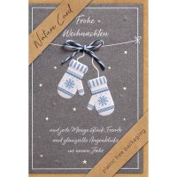 BSB Weihnachtskarte Nature Cards Handmade Doppelkarte...