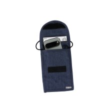 PAGNA Brustbeutel mit Handytasche denim, 19 x 13 cm, blau...
