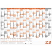 RNK Wandkalender 2027, A1 quer, 120g m², 16M 1S 2917 27