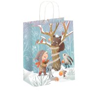ZÖWIE Weihnachts-Geschenktragetasche Winter Story,...