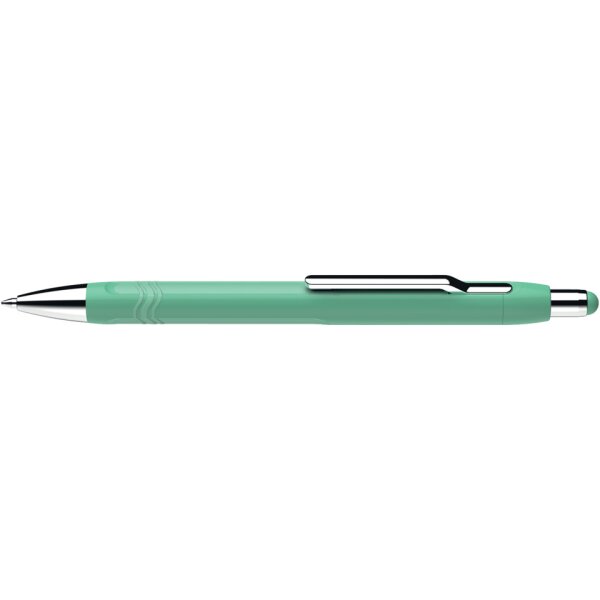 SCHNEIDER Kugelschreiber Epsilon, Druckmechanik, XB, blau, Farbe des Schaftes: mintgr&uuml;n 138614