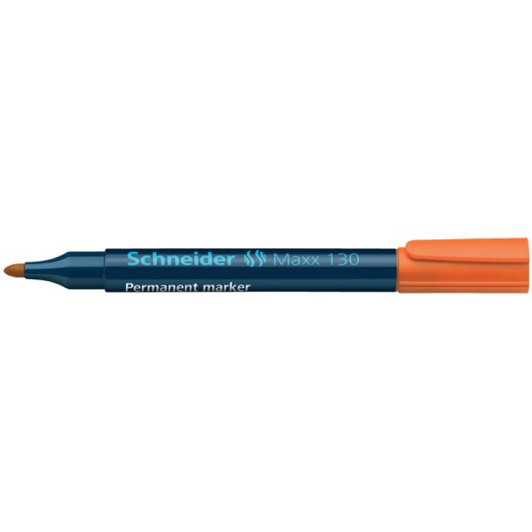 SCHNEIDER Permanentmarker Maxx 130, Rundspitze, 1-3 mm, orange SN113006