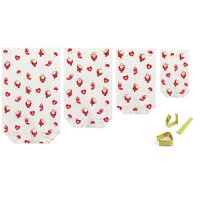 BRAUN+COMPANY Weihnachts-Bodensack Little Nick, PP, 4...