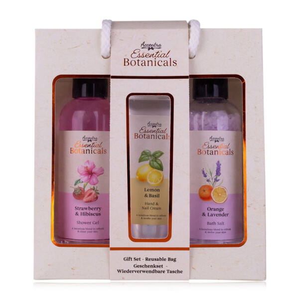 ACCENTRA Badeset Geschenktasche Essential Botanicals 6062670