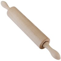 metaltex Teigrolle Nudelholz, Länge: 420 mm, Buchenholz