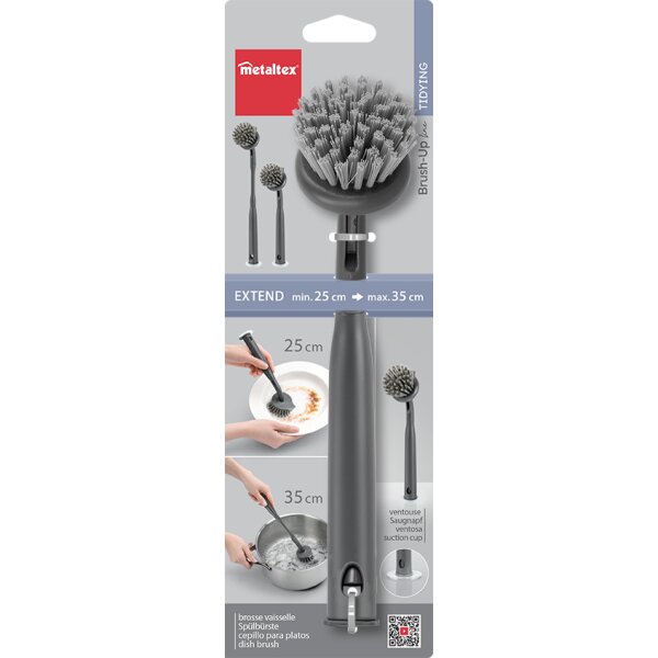 metaltex Sp&uuml;lb&uuml;rste "Brush-Up", grau