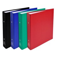 EXACOMPTA Ringbuch, 2-Ring-Mechanik, DIN A5, Karton, schwarz