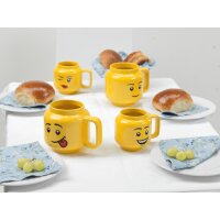 LEGO Kaffeetasse BOY, 530 ml, gelb, 6er Pack