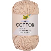 folia Wolle Baumwollgarn, 50 g 150 m, rosé