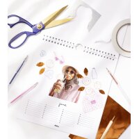 folia DIY Fotokalender, 230 x 230 mm, weiß