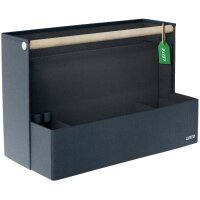 LEITZ Tragbarer Schreibtisch-Organizer mit Holzgriff, Stoff
