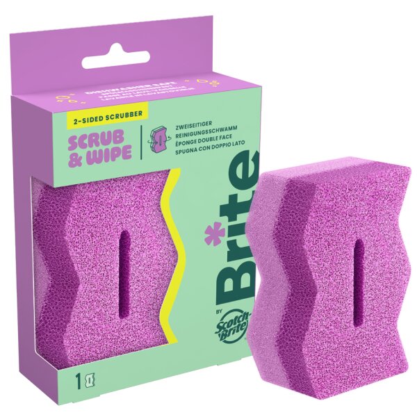 Brite by Scotch-Brite Reinigungsschwamm, pink