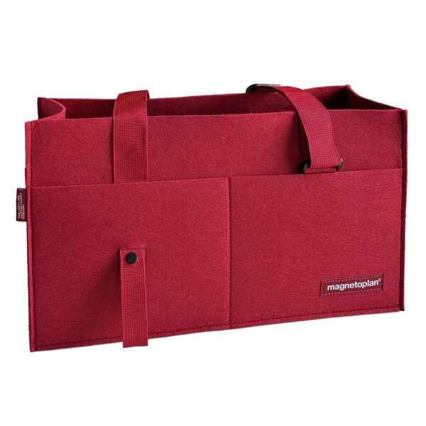 magnetoplan Filztasche Desk Sharing Bag, bordeaux