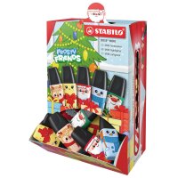 STABILO Textmarker BOSS MINI Frosty Friends, 50er Display