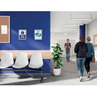 FRANKEN Plakatrahmen X-tra!Line, DIN A3, silber