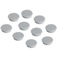 FRANKEN Magnet rund, 38 mm, 2500 g, 10 Stück, grau...