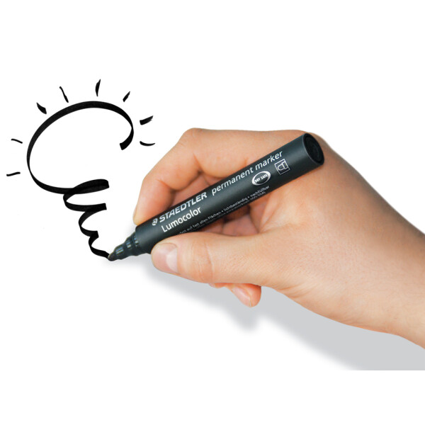 STAEDTLER Lumocolor Permanent-Marker 352, 4er Etui