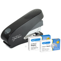 RAPESCO Heftgerät ECO Luna - Less Effort, schwarz