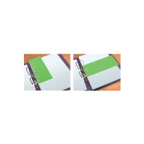 Oxford Trennstreifen Duo, aus Karton, 240 x 105 mm, grün