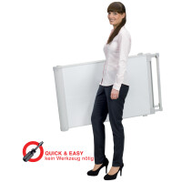 FRANKEN Flipchart PRO Deluxe Standard, 670 x 950 mm,hellgrau