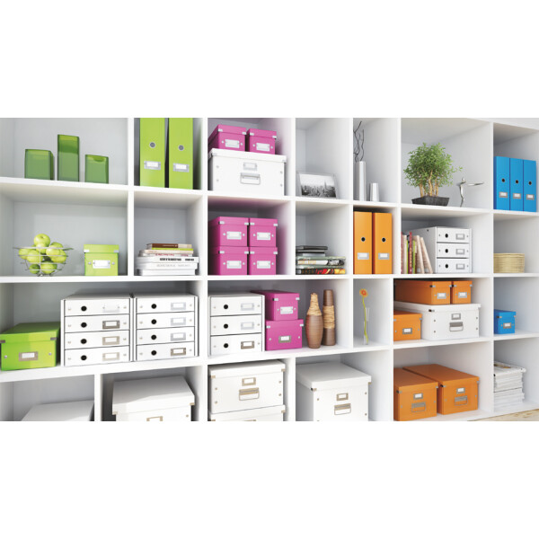 LEITZ CD-Ablagebox Click &amp; Store WOW, wei&szlig;